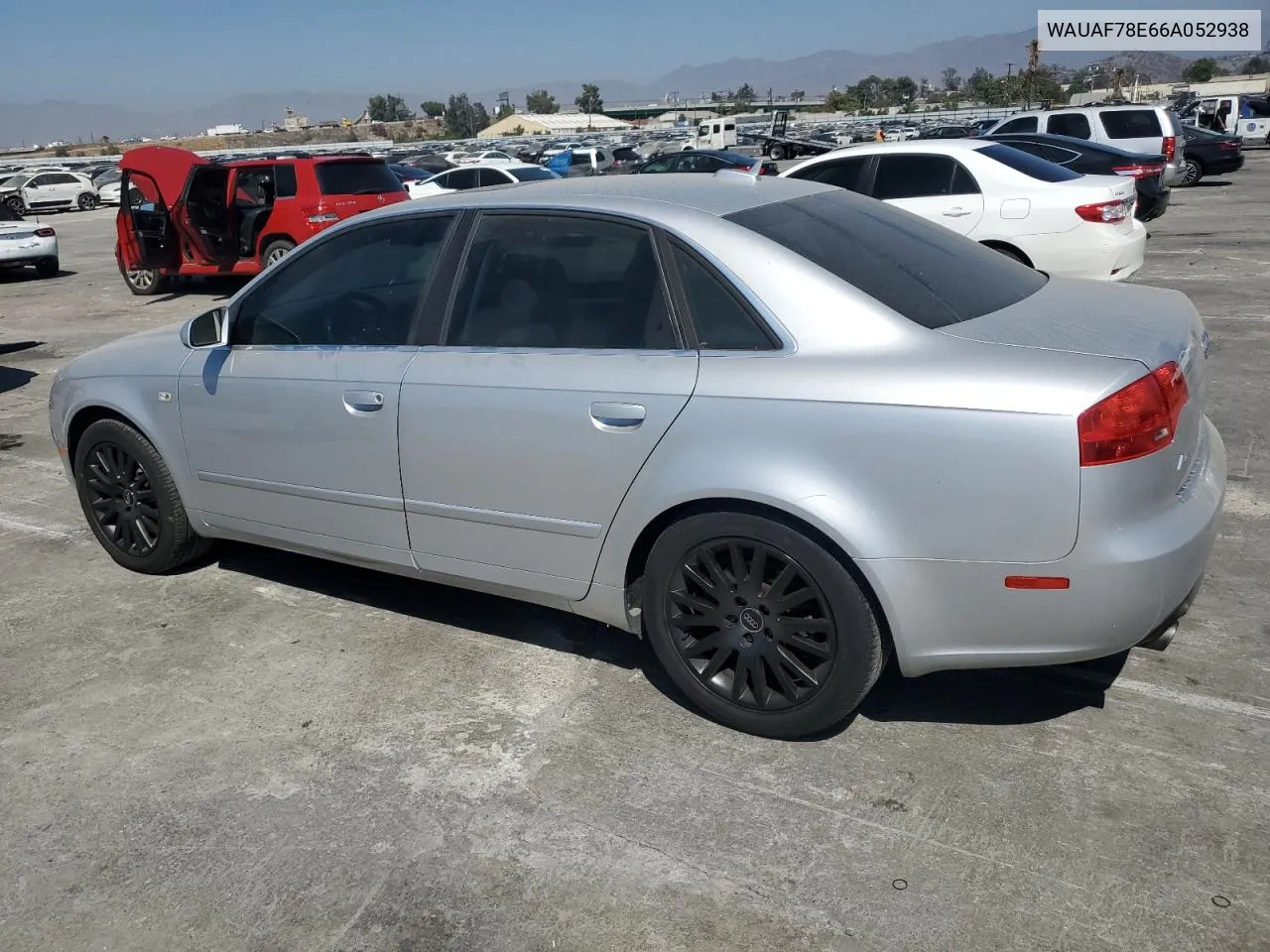 2006 Audi A4 2 Turbo VIN: WAUAF78E66A052938 Lot: 72386154