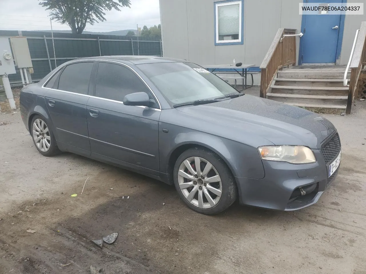 2006 Audi A4 2.0T Quattro VIN: WAUDF78E06A204337 Lot: 74012794