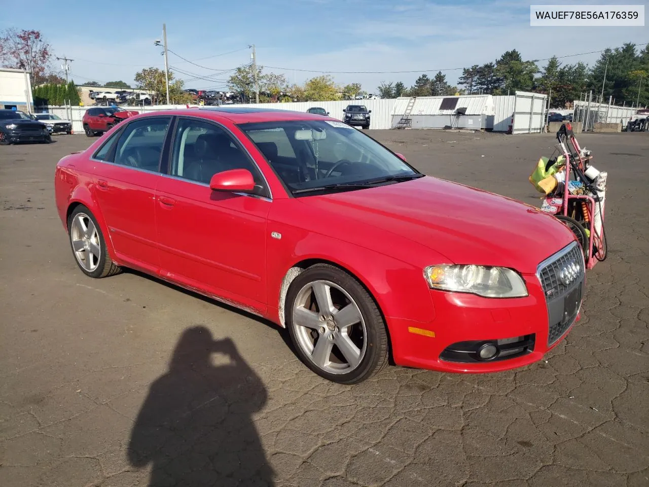 WAUEF78E56A176359 2006 Audi A4 S-Line 2.0T Quattro Turbo