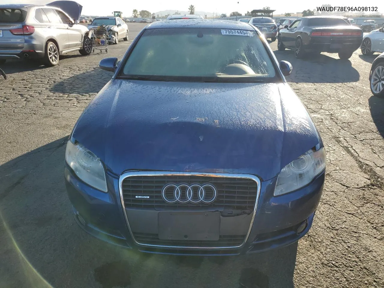 2006 Audi A4 2.0T Quattro VIN: WAUDF78E96A098132 Lot: 75574454