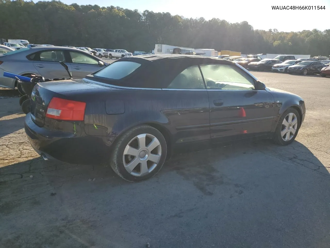 2006 Audi A4 1.8 Cabriolet VIN: WAUAC48H66K011544 Lot: 77012804