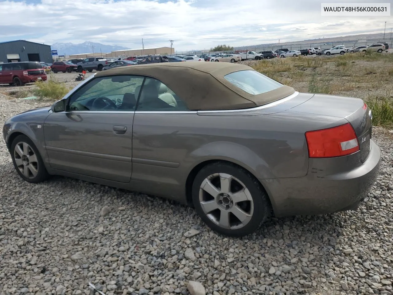 2006 Audi A4 Quattro VIN: WAUDT48H56K000631 Lot: 77684094