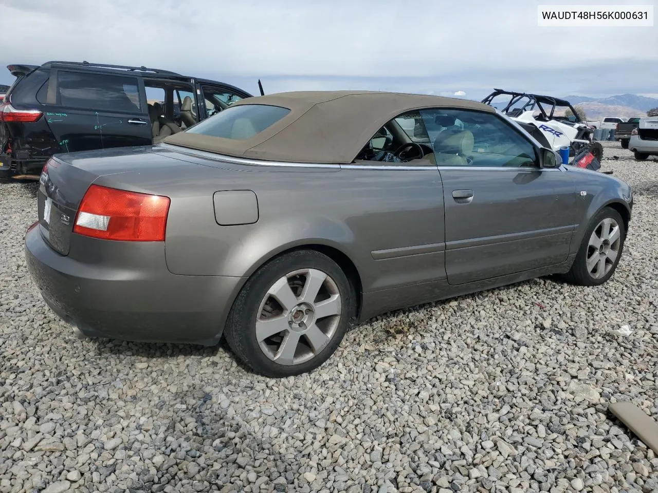 2006 Audi A4 Quattro VIN: WAUDT48H56K000631 Lot: 77684094