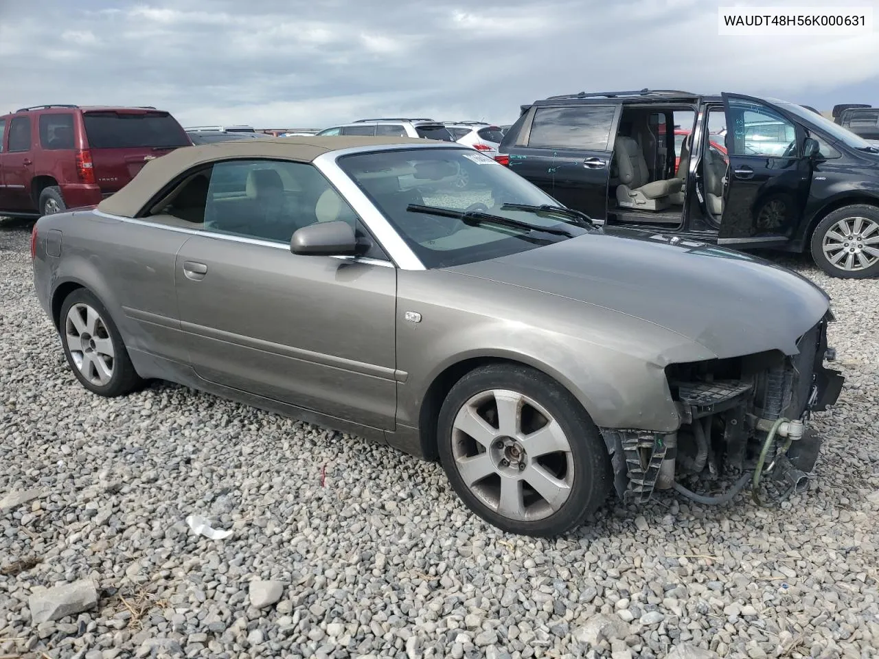 2006 Audi A4 Quattro VIN: WAUDT48H56K000631 Lot: 77684094