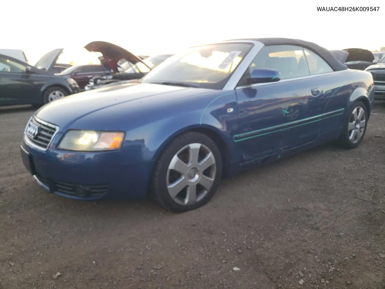 2006 Audi A4 1.8 Cabriolet VIN: WAUAC48H26K009547 Lot: 80162544