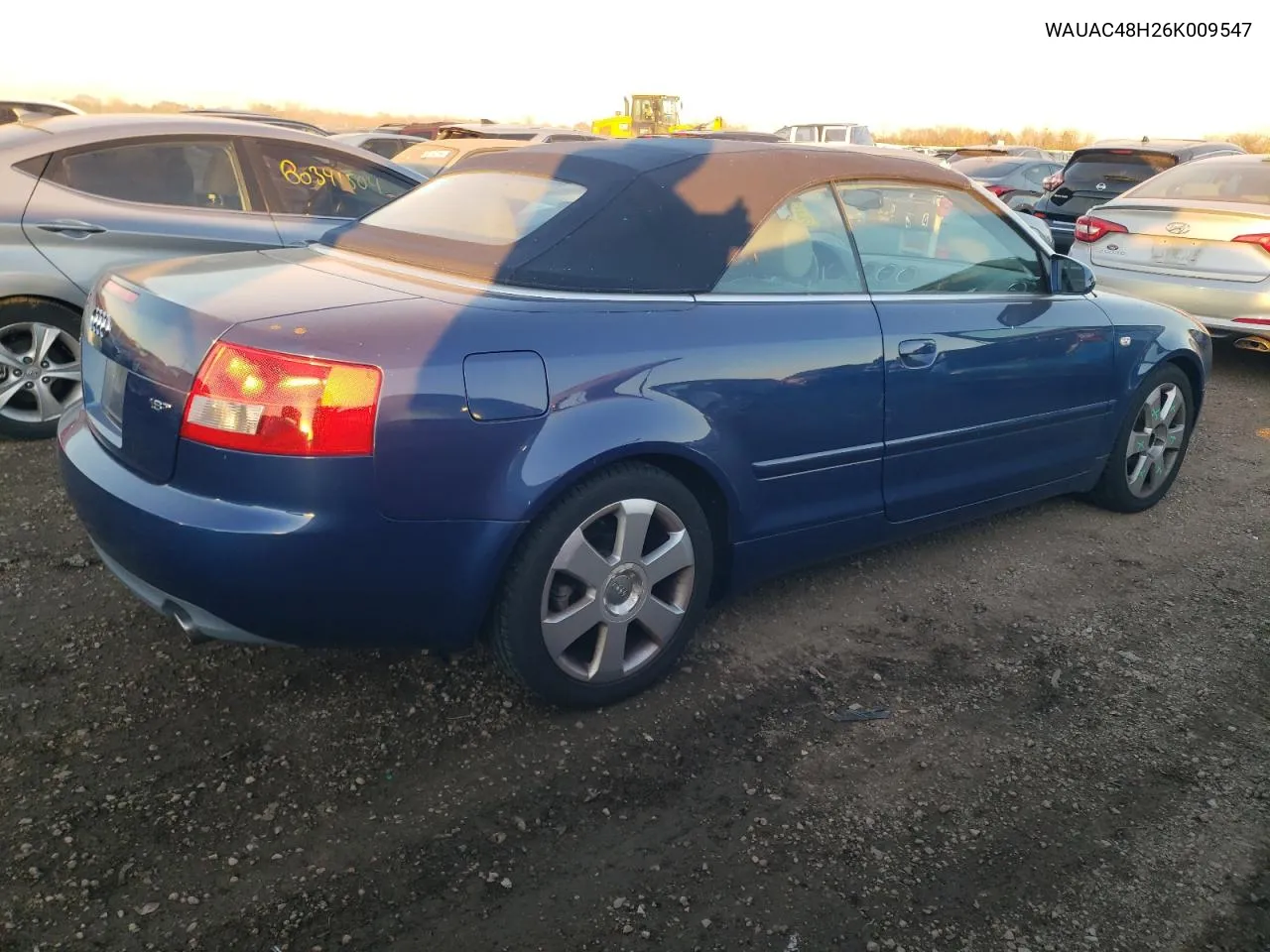 2006 Audi A4 1.8 Cabriolet VIN: WAUAC48H26K009547 Lot: 80162544