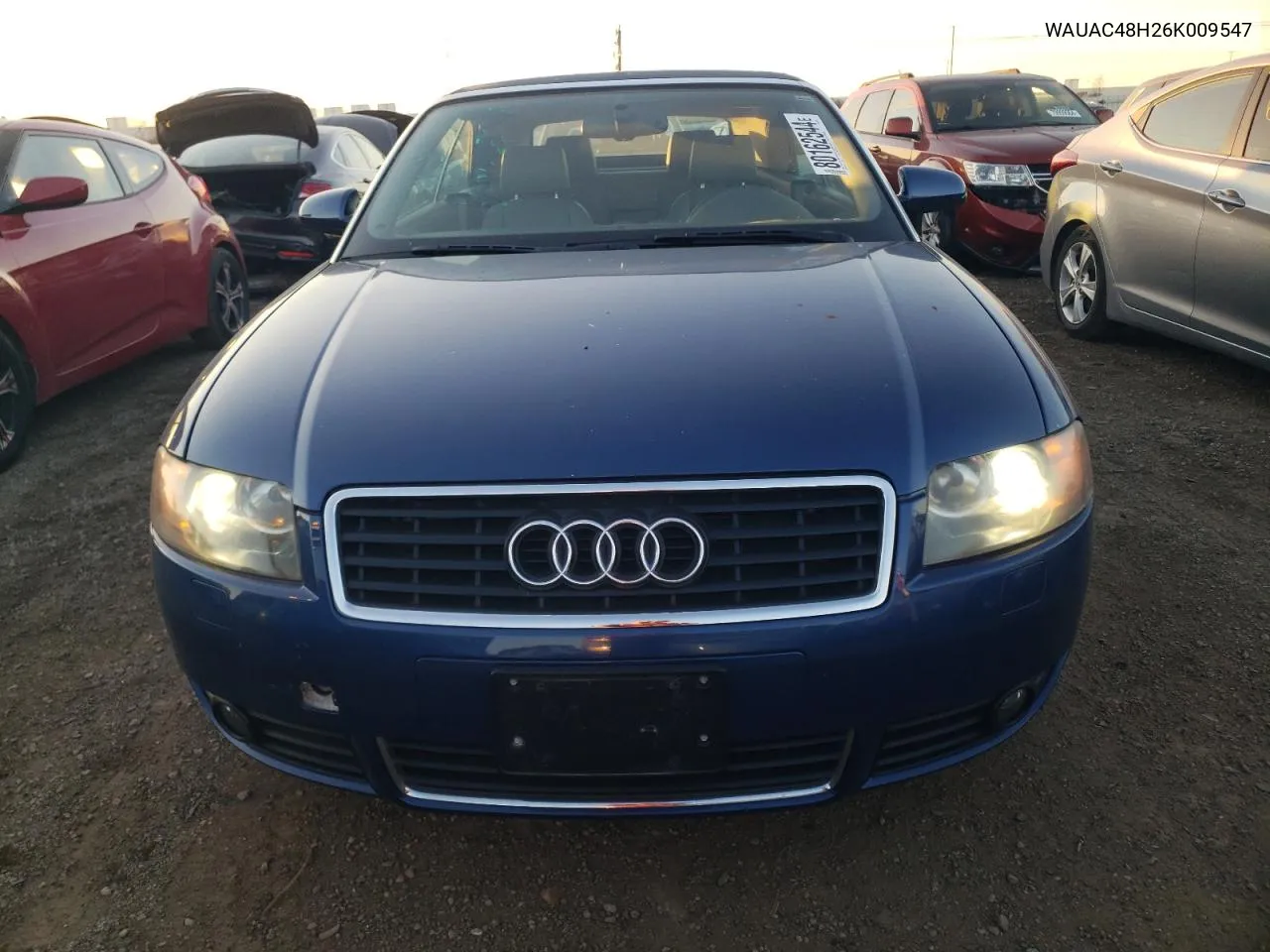 2006 Audi A4 1.8 Cabriolet VIN: WAUAC48H26K009547 Lot: 80162544