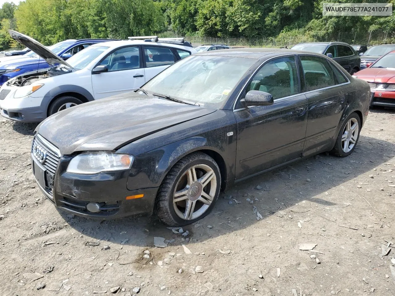 2007 Audi A4 2.0T Quattro VIN: WAUDF78E77A241077 Lot: 67723274