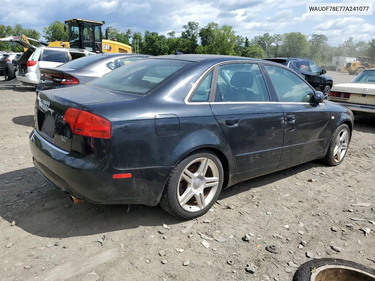 2007 Audi A4 2.0T Quattro VIN: WAUDF78E77A241077 Lot: 67723274