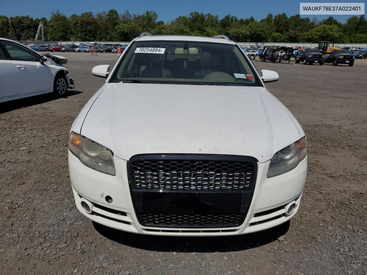 2007 Audi A4 2.0T Avant Quattro VIN: WAUKF78E37A022401 Lot: 70254894