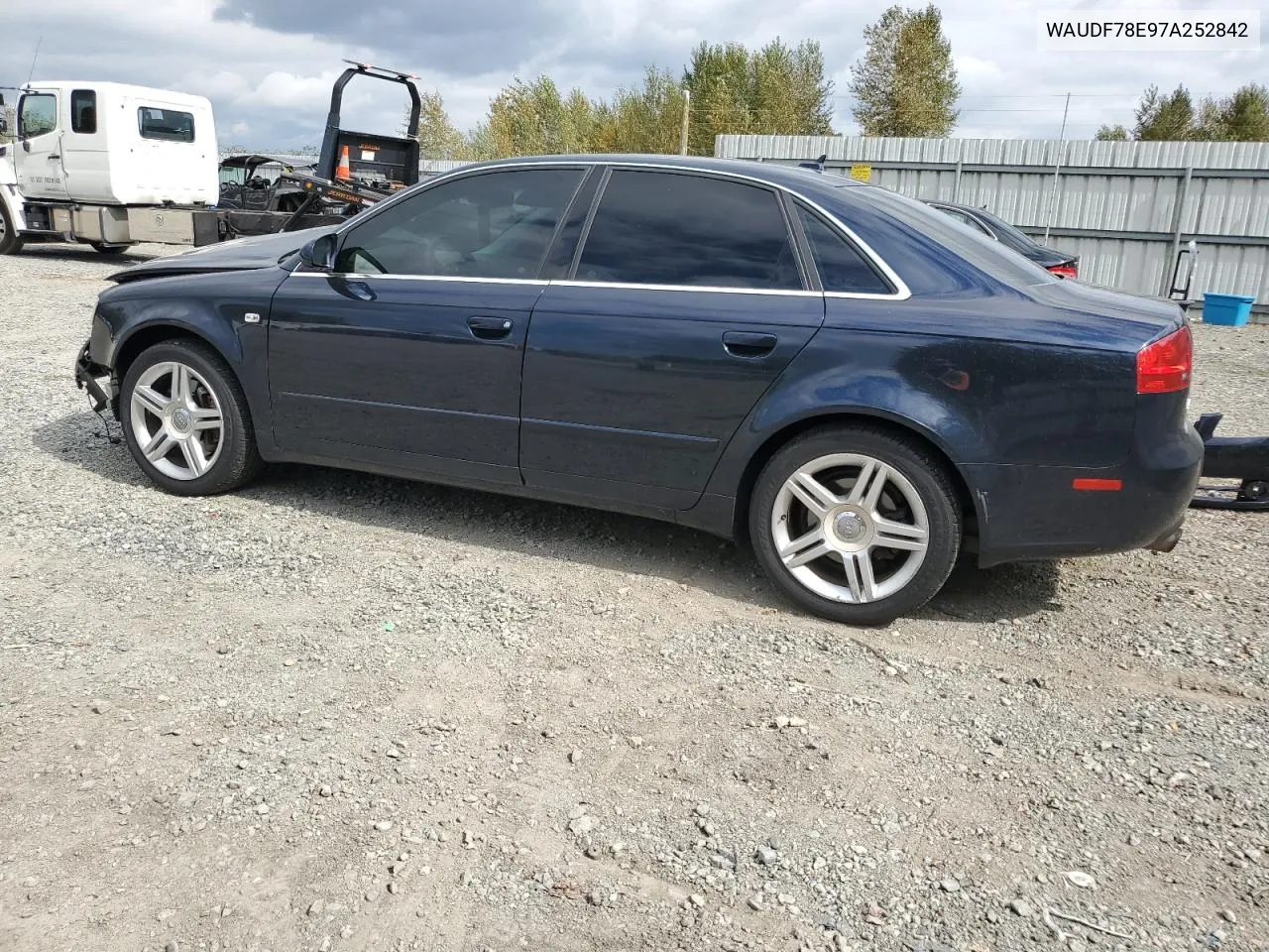 2007 Audi A4 2.0T Quattro VIN: WAUDF78E97A252842 Lot: 71587754