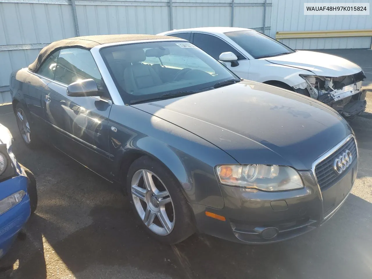 2007 Audi A4 2.0T Cabriolet VIN: WAUAF48H97K015824 Lot: 73413774