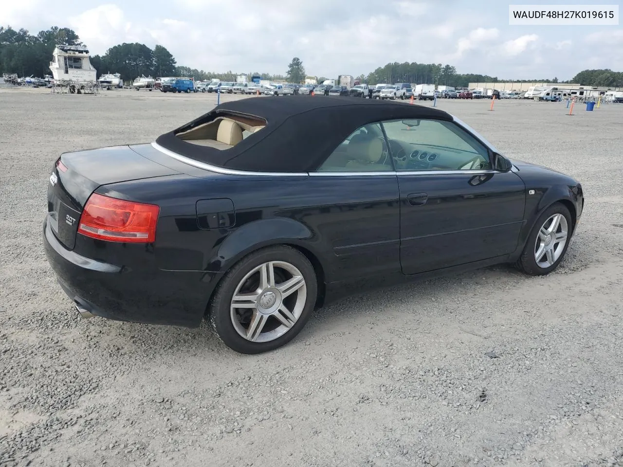 2007 Audi A4 2.0T Cabriolet Quattro VIN: WAUDF48H27K019615 Lot: 73656844