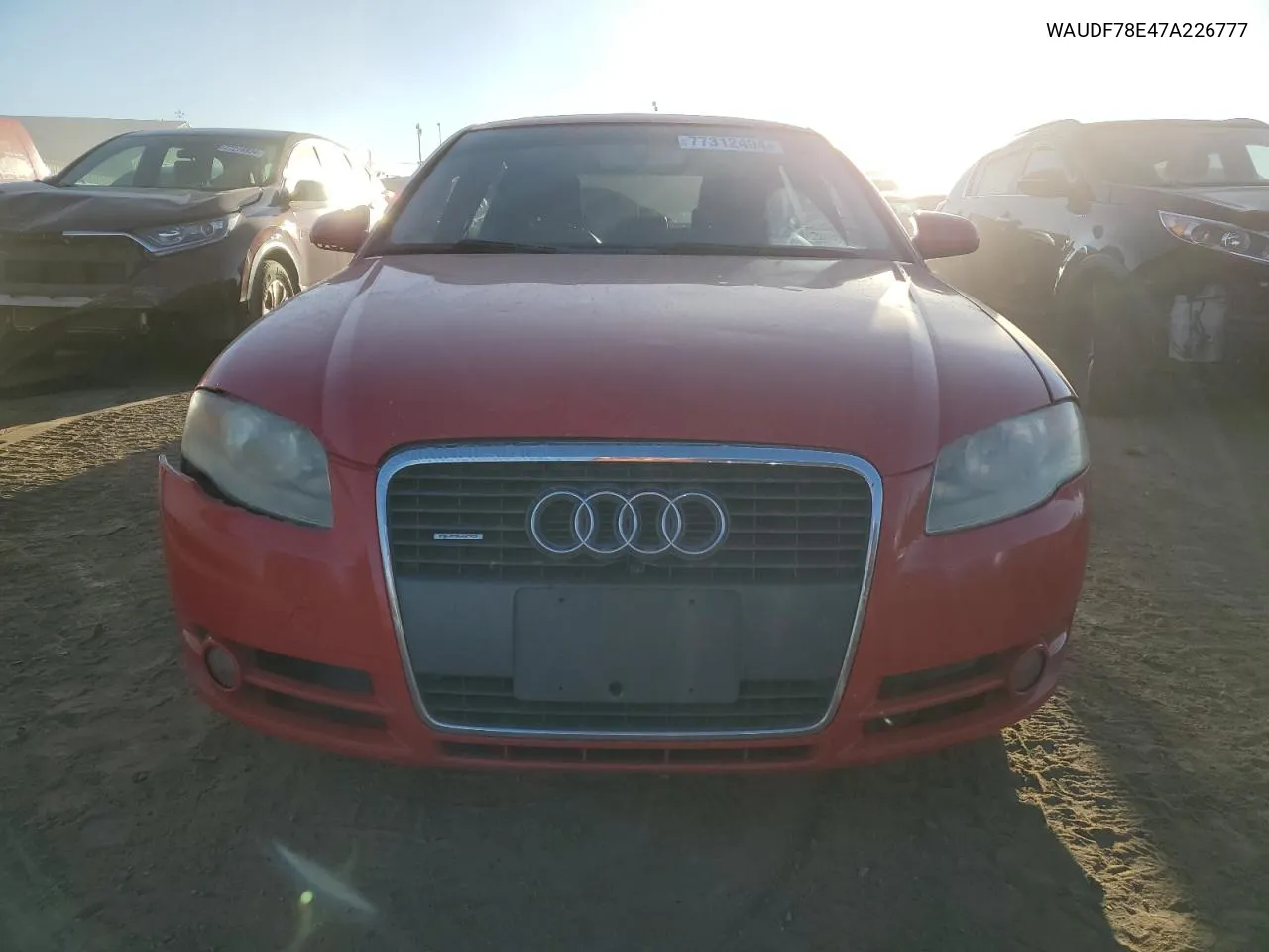 2007 Audi A4 2.0T Quattro VIN: WAUDF78E47A226777 Lot: 77312494