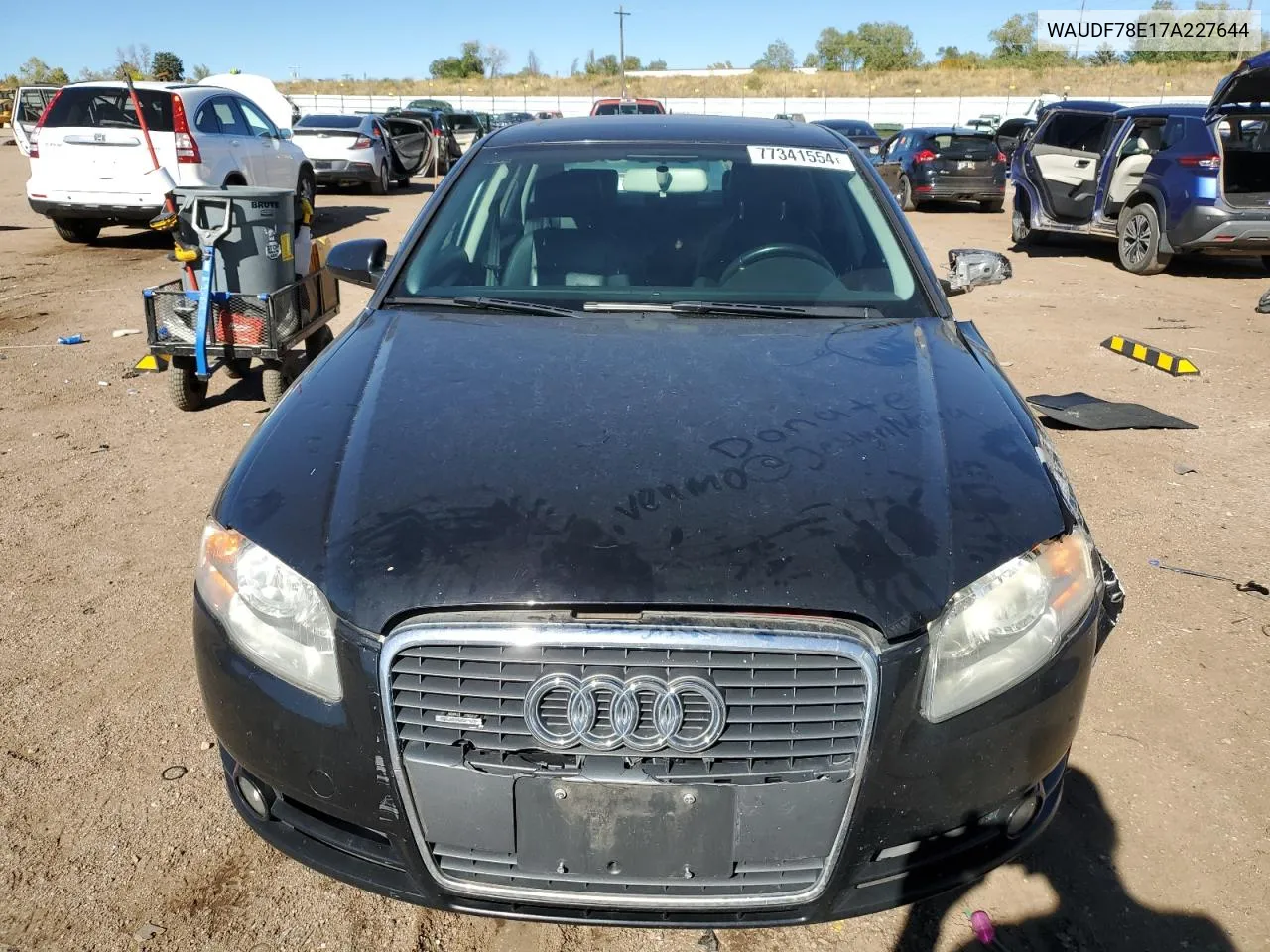 2007 Audi A4 2.0T Quattro VIN: WAUDF78E17A227644 Lot: 77341554