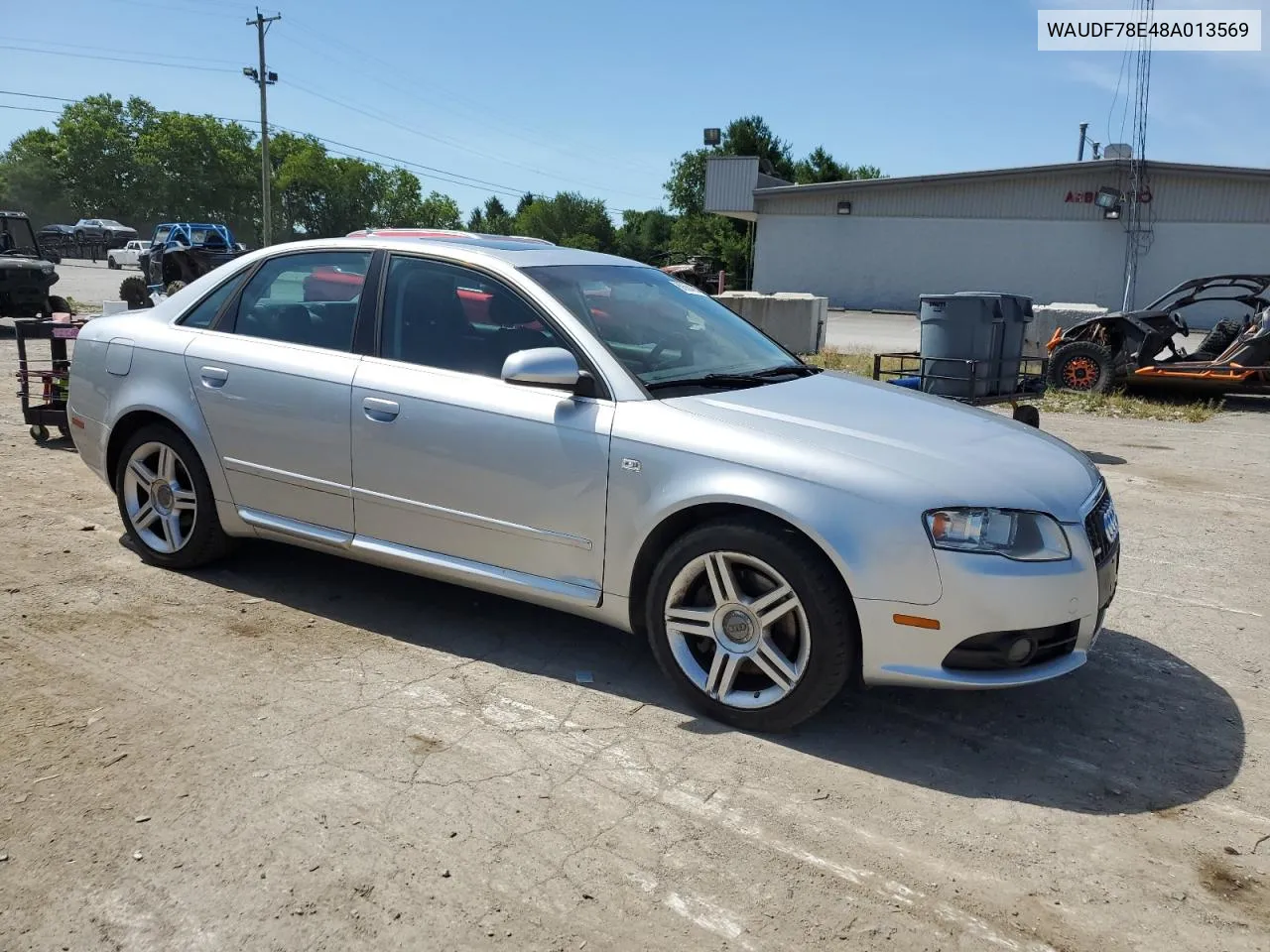 2008 Audi A4 2.0T Quattro VIN: WAUDF78E48A013569 Lot: 60564254