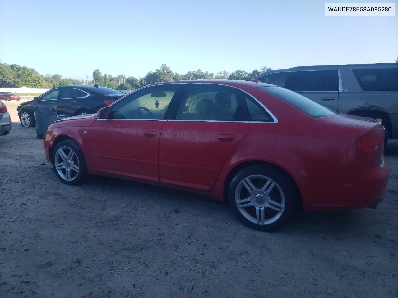 WAUDF78E58A095280 2008 Audi A4 2.0T Quattro