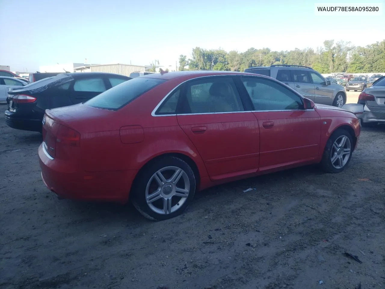 2008 Audi A4 2.0T Quattro VIN: WAUDF78E58A095280 Lot: 69460544