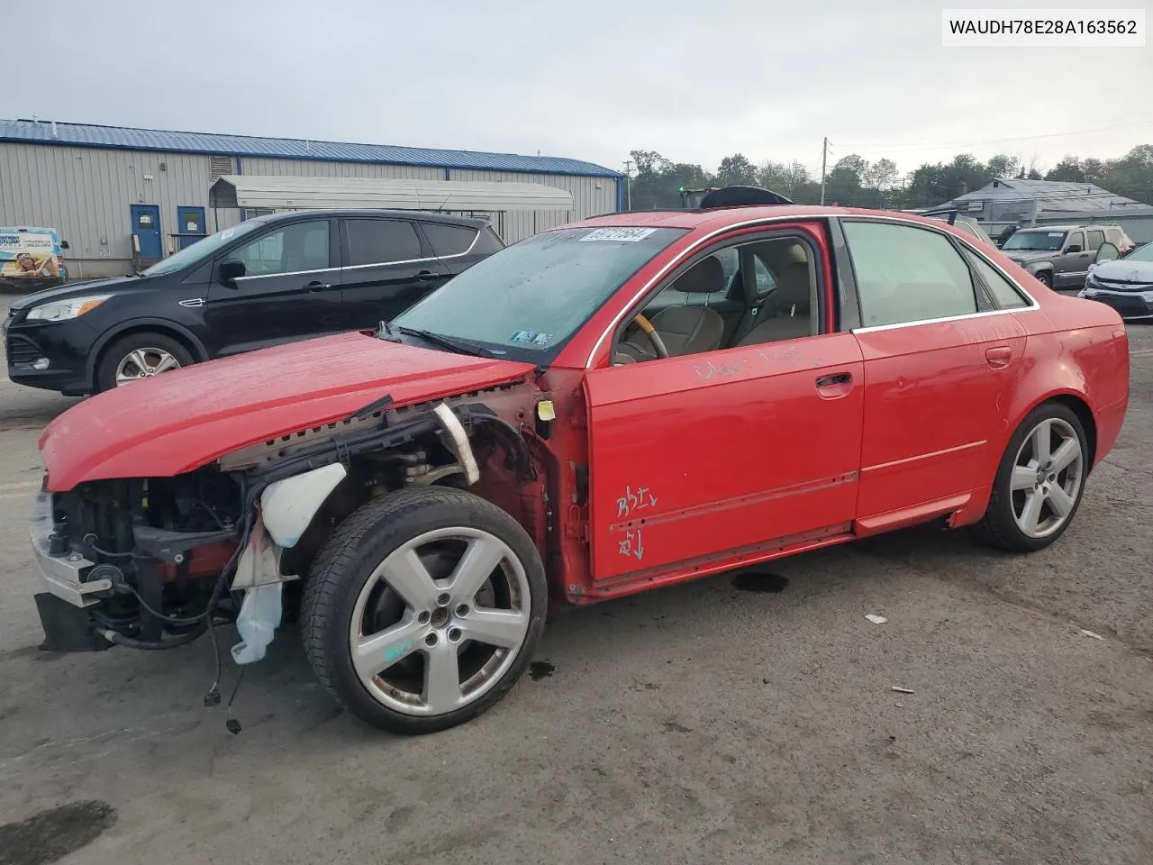 WAUDH78E28A163562 2008 Audi A4 3.2 Quattro