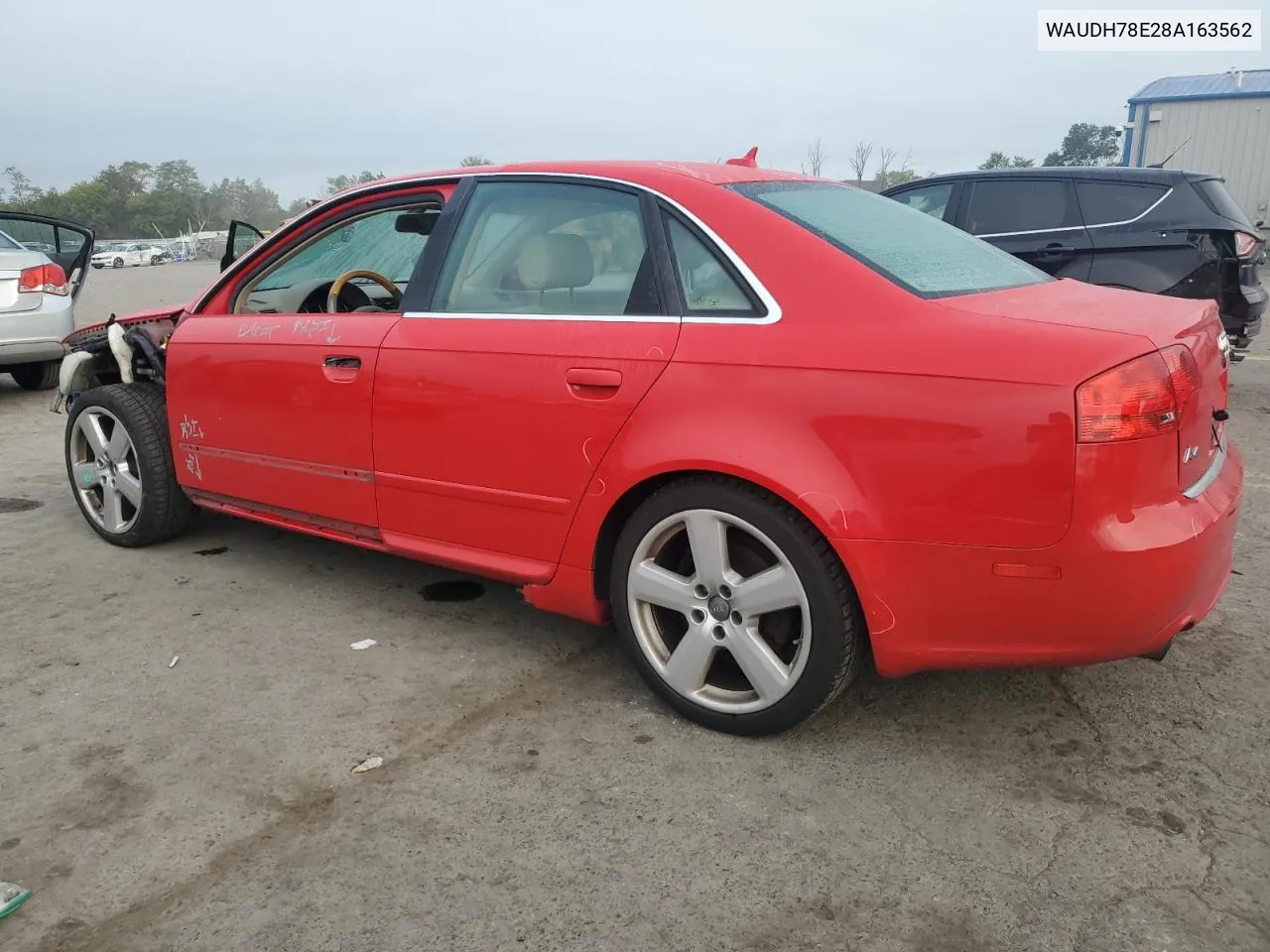 2008 Audi A4 3.2 Quattro VIN: WAUDH78E28A163562 Lot: 69721564