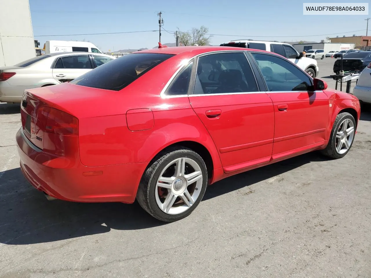 WAUDF78E98A064033 2008 Audi A4 2.0T Quattro