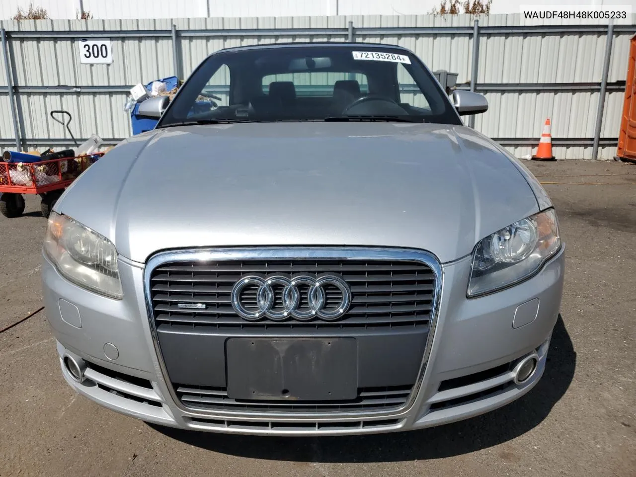 2008 Audi A4 2.0T Cabriolet Quattro VIN: WAUDF48H48K005233 Lot: 72135284