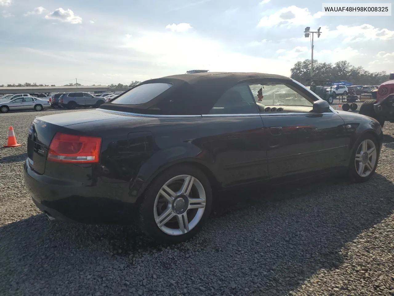 2008 Audi A4 2.0T Cabriolet VIN: WAUAF48H98K008325 Lot: 78124414