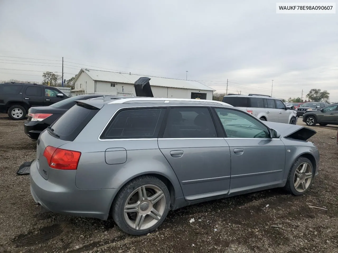 2008 Audi A4 2.0T Avant Quattro VIN: WAUKF78E98A090607 Lot: 79123064