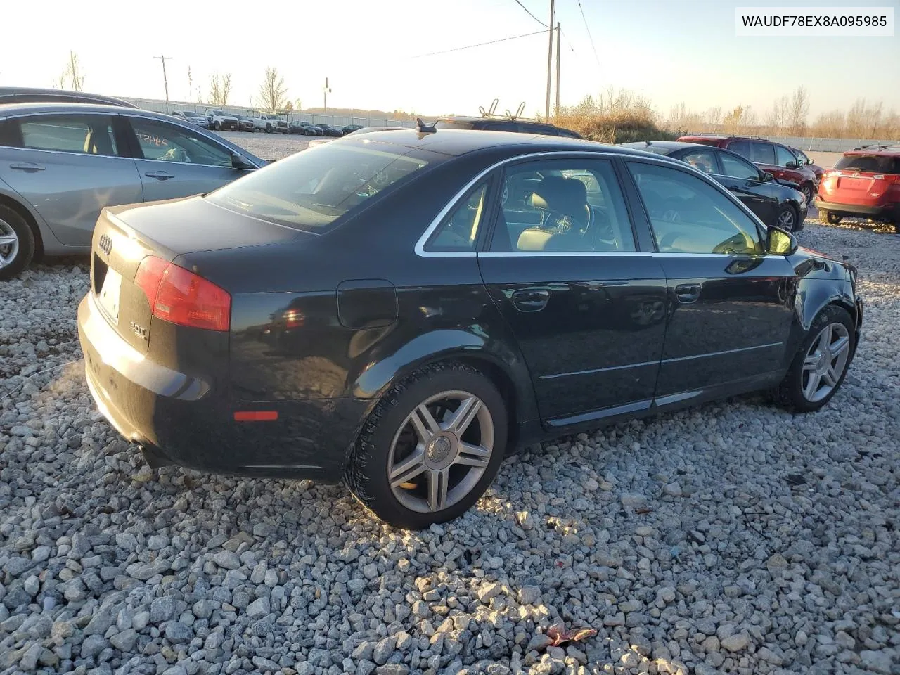 2008 Audi A4 2.0T Quattro VIN: WAUDF78EX8A095985 Lot: 79167034