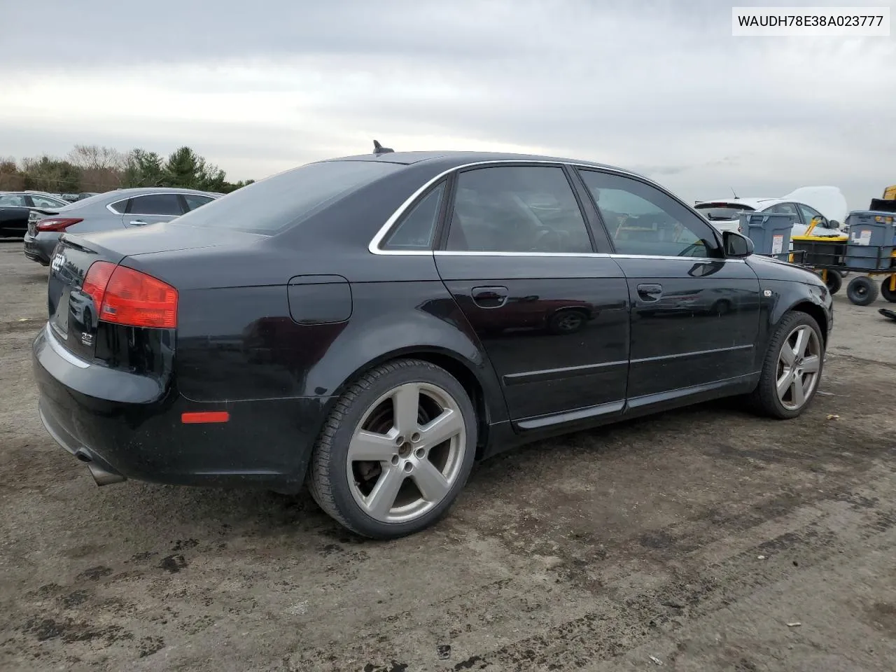 2008 Audi A4 3.2 Quattro VIN: WAUDH78E38A023777 Lot: 80372714