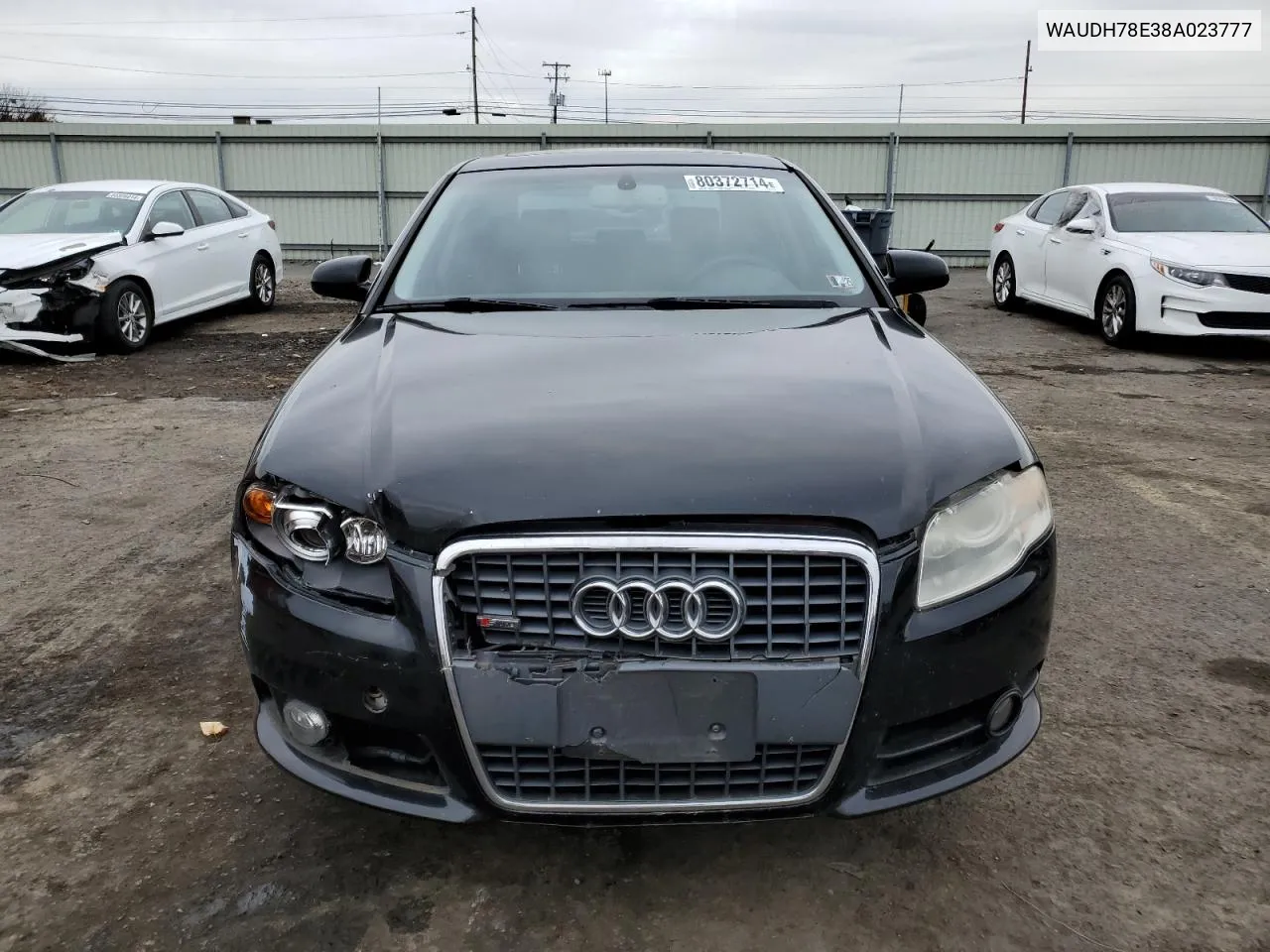 2008 Audi A4 3.2 Quattro VIN: WAUDH78E38A023777 Lot: 80372714