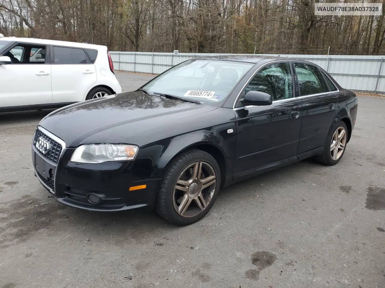 2008 Audi A4 2.0T Quattro VIN: WAUDF78E38A037328 Lot: 80665774