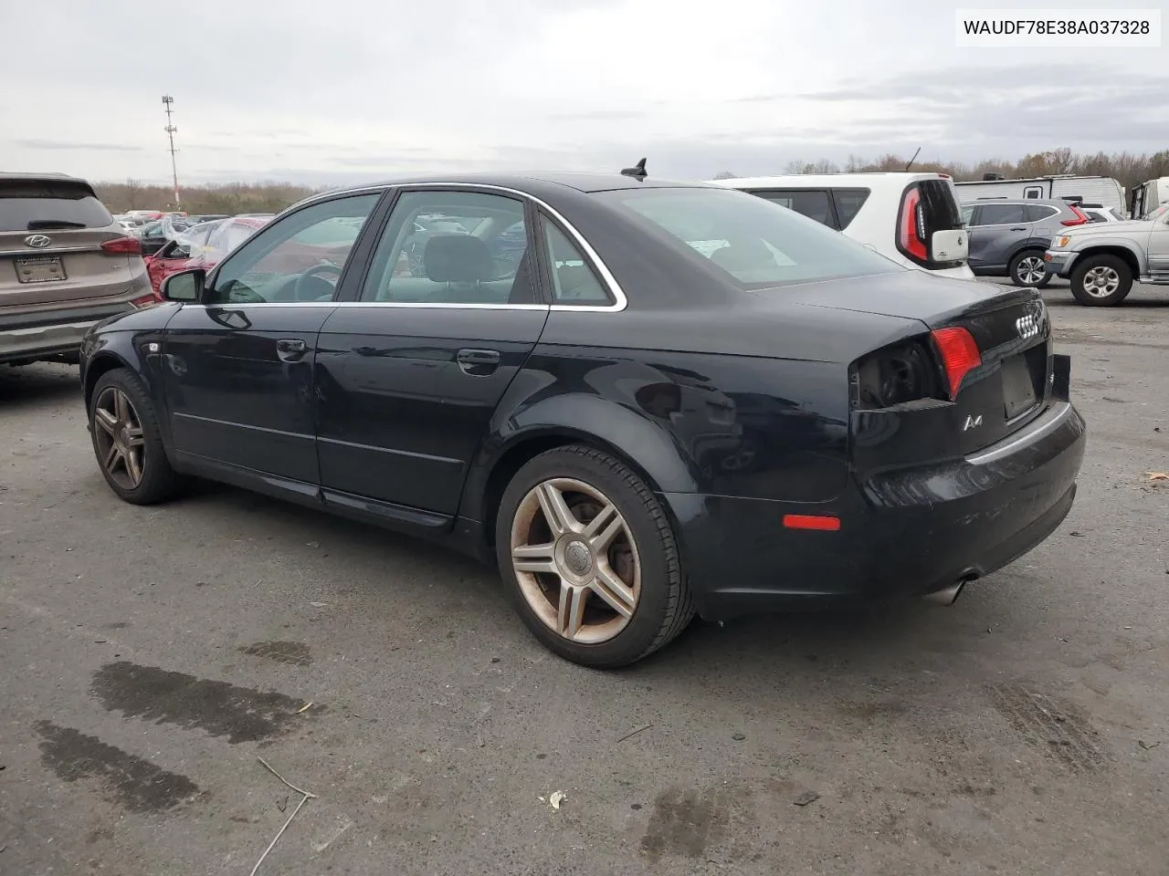 2008 Audi A4 2.0T Quattro VIN: WAUDF78E38A037328 Lot: 80665774