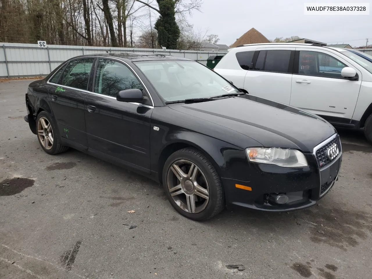 2008 Audi A4 2.0T Quattro VIN: WAUDF78E38A037328 Lot: 80665774