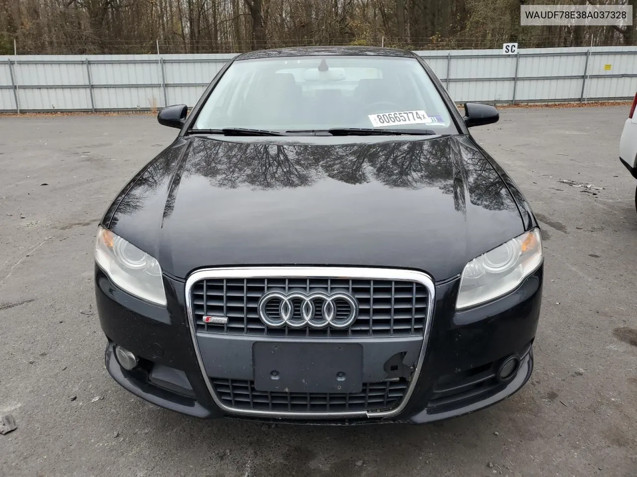 2008 Audi A4 2.0T Quattro VIN: WAUDF78E38A037328 Lot: 80665774