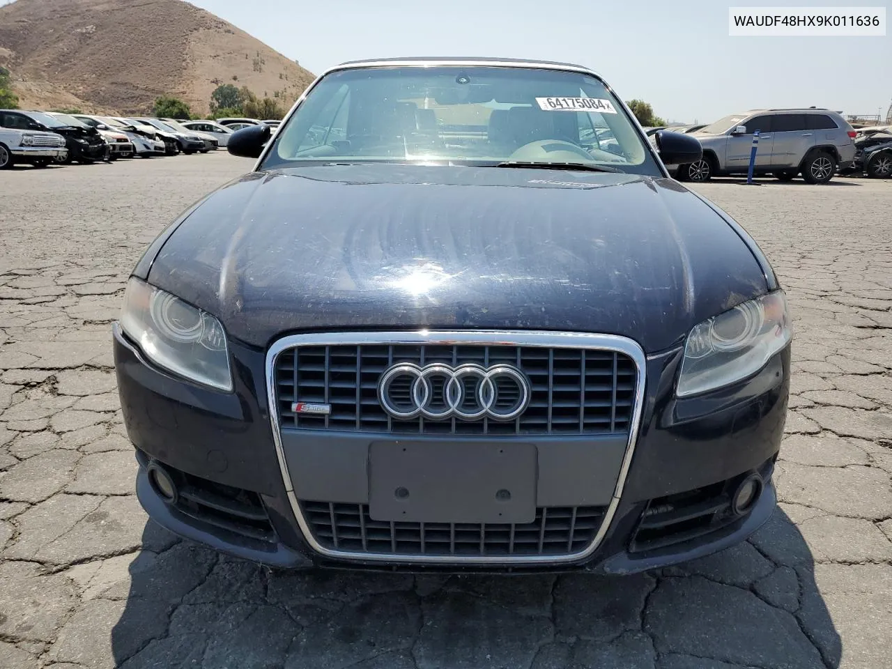 2009 Audi A4 2.0T Cabriolet Quattro VIN: WAUDF48HX9K011636 Lot: 64175084