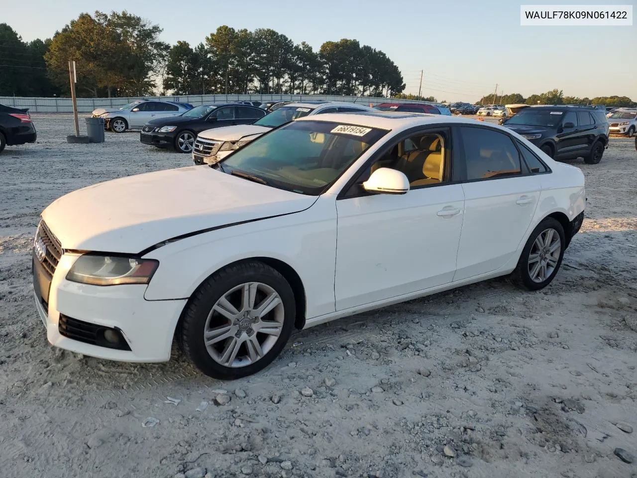 WAULF78K09N061422 2009 Audi A4 2.0T Quattro