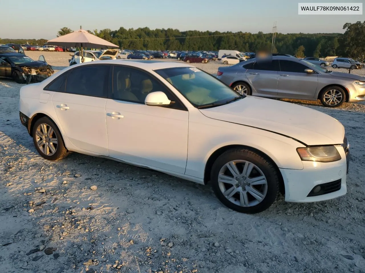 2009 Audi A4 2.0T Quattro VIN: WAULF78K09N061422 Lot: 66819154