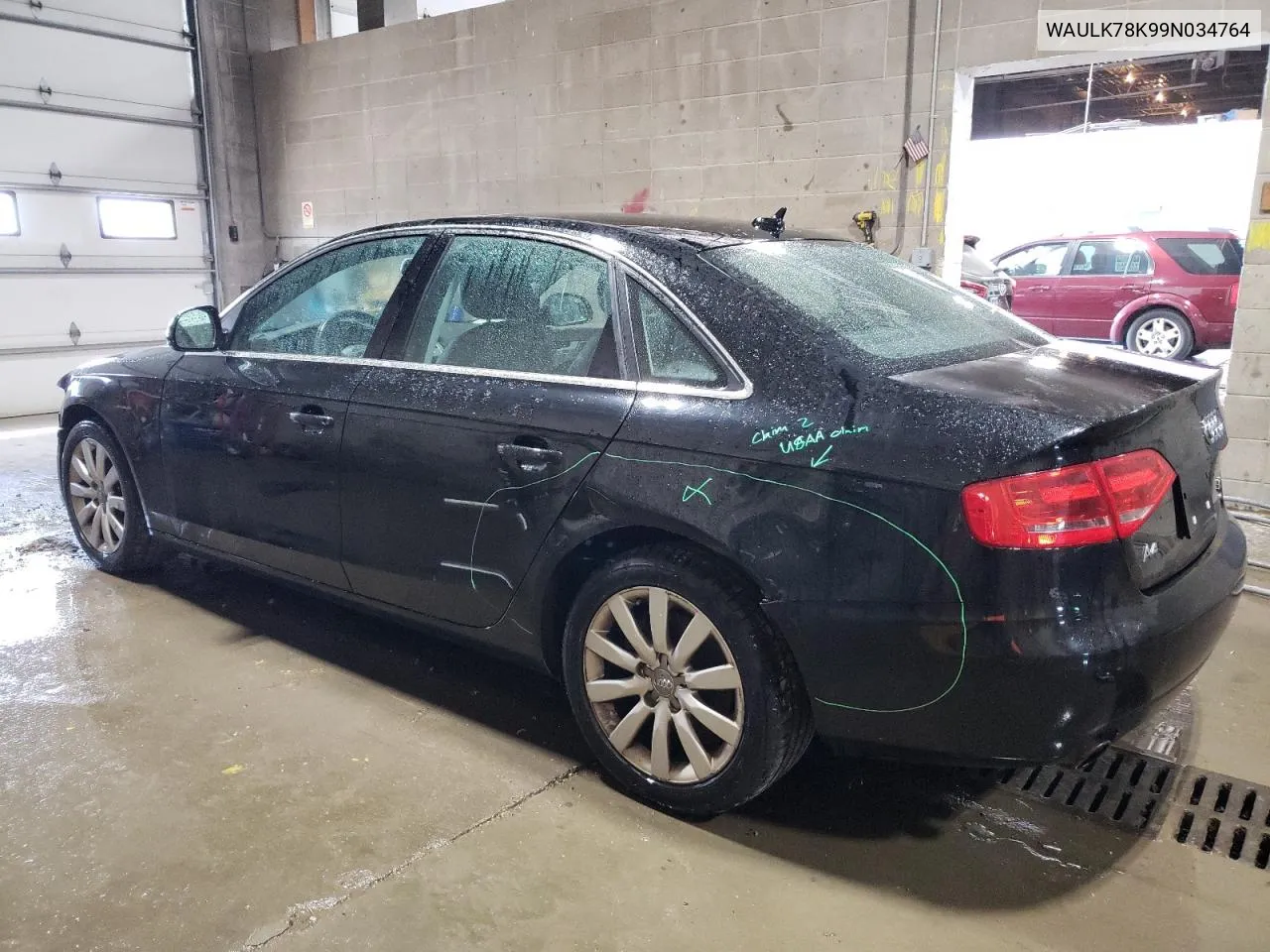 2009 Audi A4 3.2 Quattro VIN: WAULK78K99N034764 Lot: 66968564