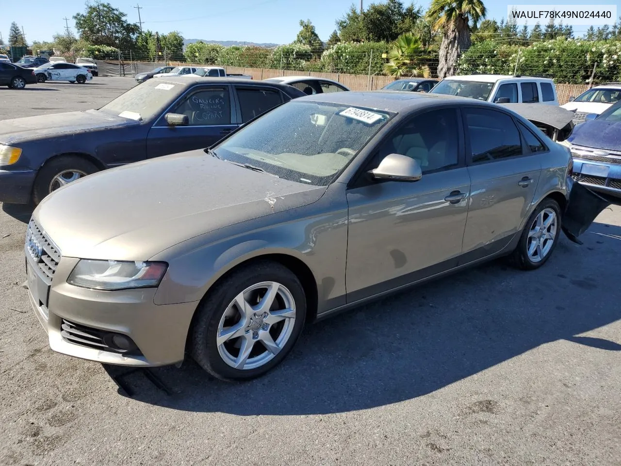 WAULF78K49N024440 2009 Audi A4 2.0T Quattro