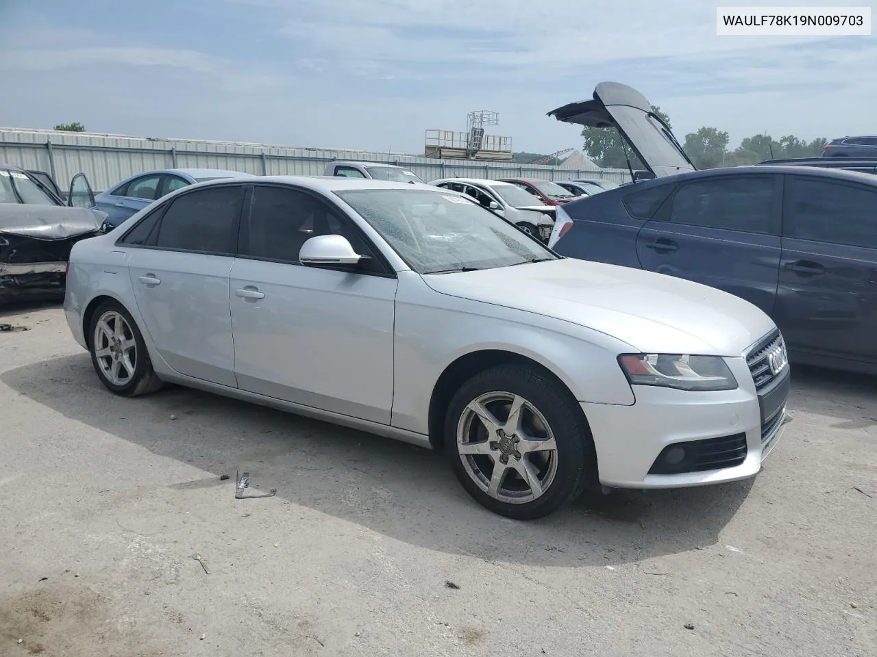 2009 Audi A4 2.0T Quattro VIN: WAULF78K19N009703 Lot: 68742734