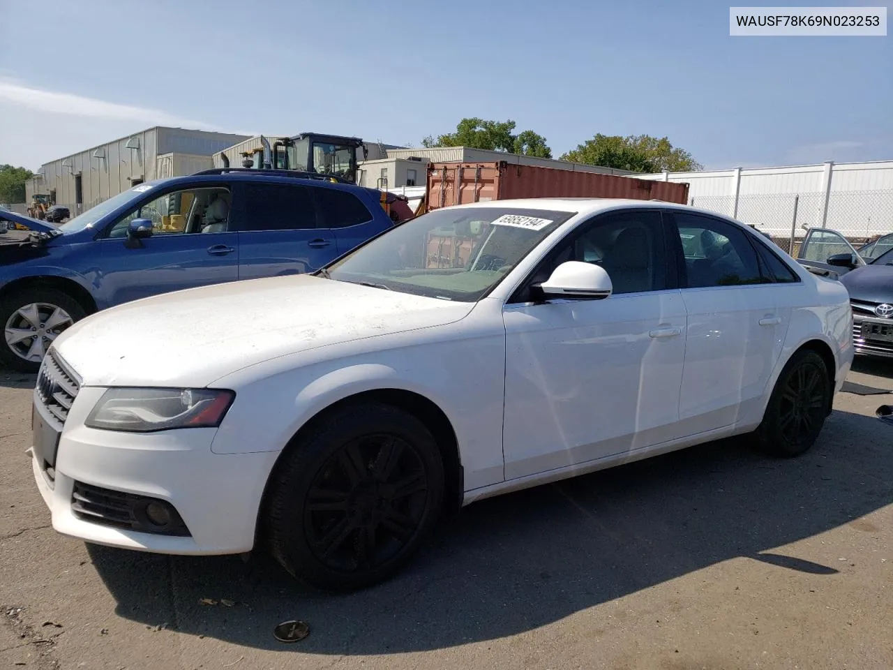 2009 Audi A4 Premium Plus VIN: WAUSF78K69N023253 Lot: 69852194