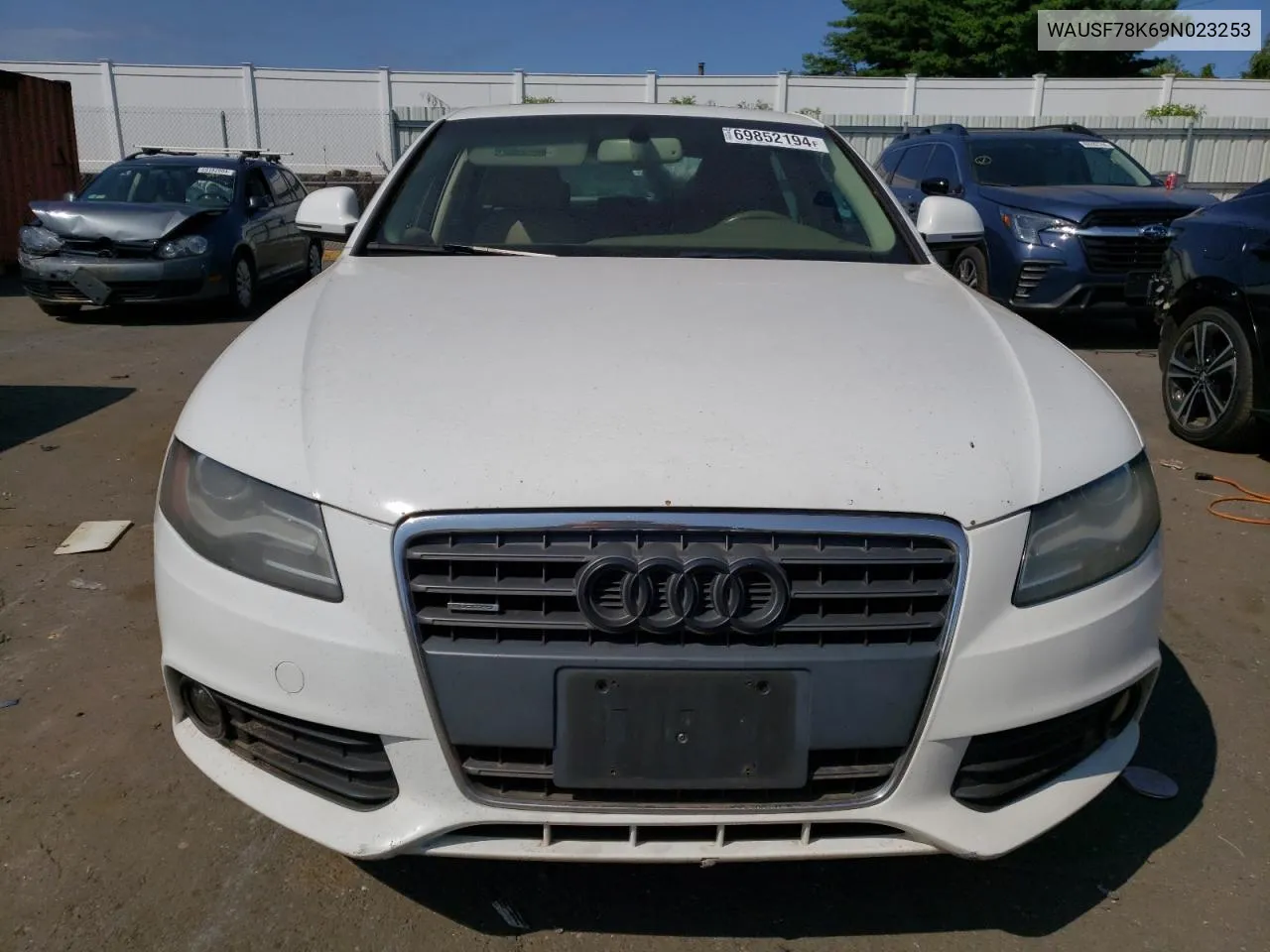 2009 Audi A4 Premium Plus VIN: WAUSF78K69N023253 Lot: 69852194