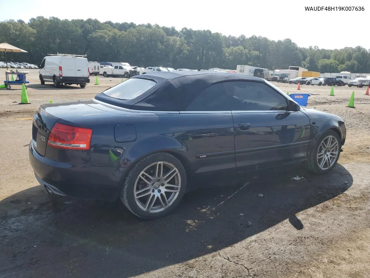 2009 Audi A4 2.0T Cabriolet Quattro VIN: WAUDF48H19K007636 Lot: 69952744