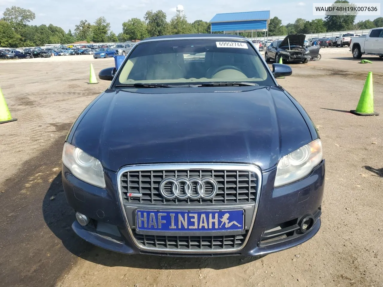 2009 Audi A4 2.0T Cabriolet Quattro VIN: WAUDF48H19K007636 Lot: 69952744