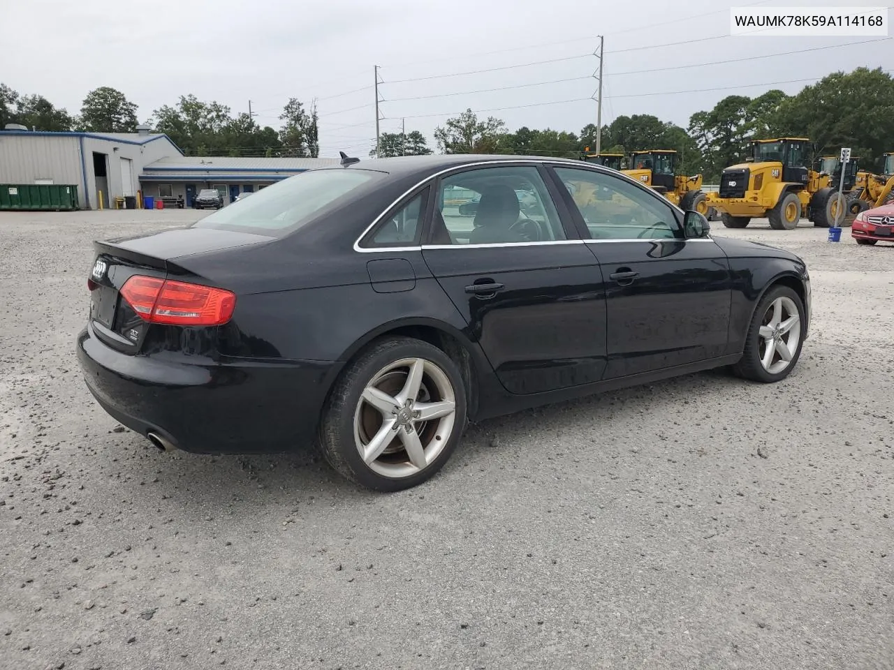 2009 Audi A4 Prestige VIN: WAUMK78K59A114168 Lot: 70386324