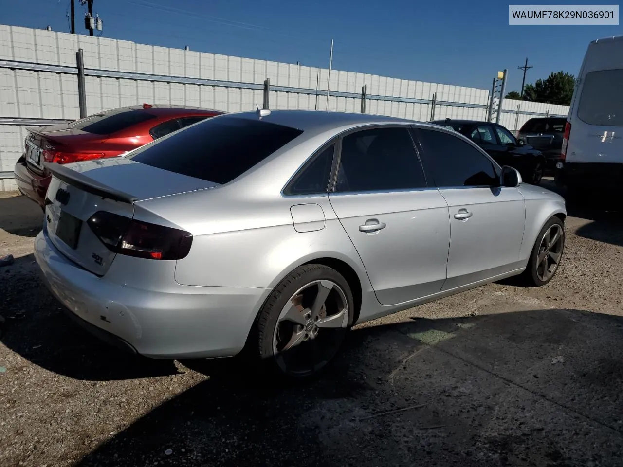 2009 Audi A4 Prestige VIN: WAUMF78K29N036901 Lot: 70520684