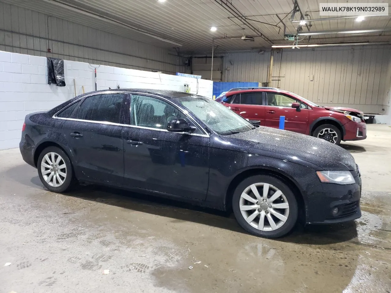 2009 Audi A4 3.2 Quattro VIN: WAULK78K19N032989 Lot: 71383224