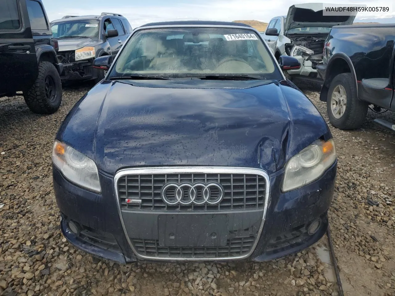 2009 Audi A4 2.0T Cabriolet Quattro VIN: WAUDF48H59K005789 Lot: 71640164