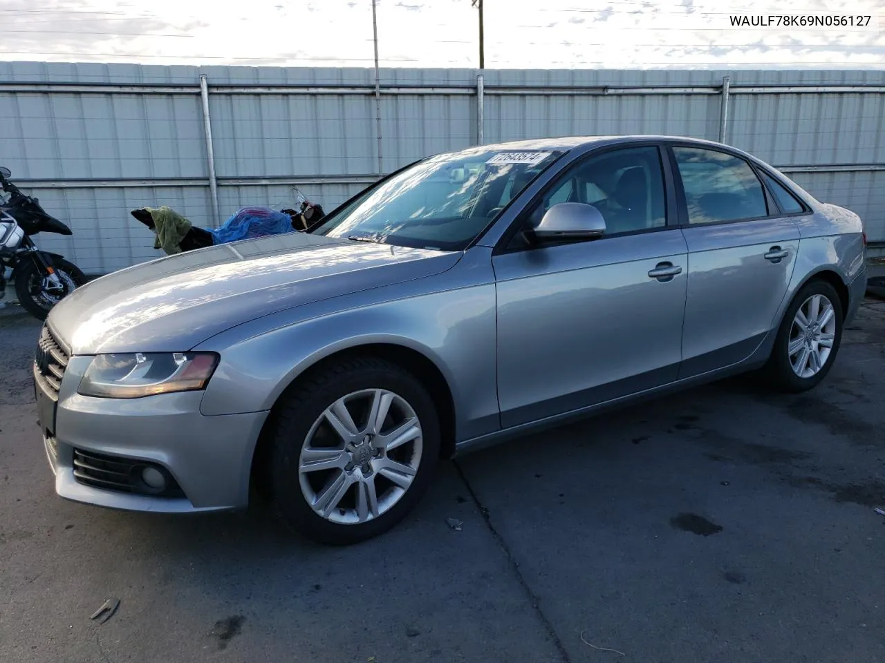 2009 Audi A4 2.0T Quattro VIN: WAULF78K69N056127 Lot: 72643574